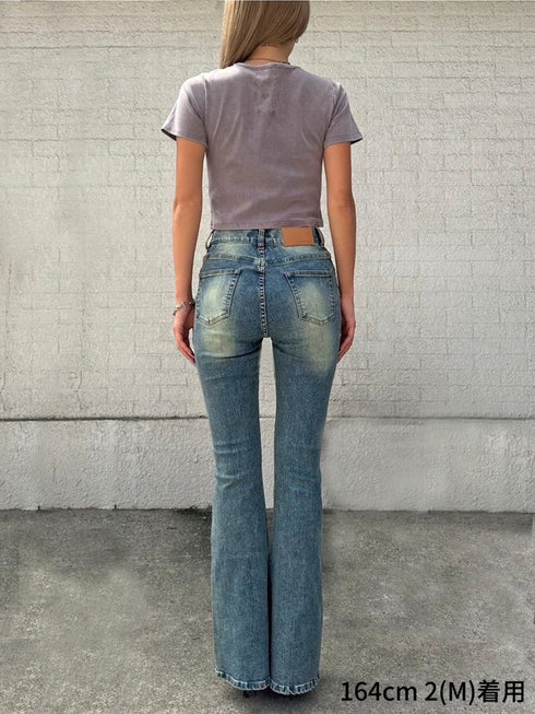 ヴィンテージフレアデニムパンツ